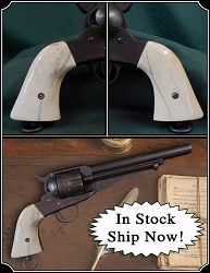 Remington 1875 Bone Grips Fit to an Original