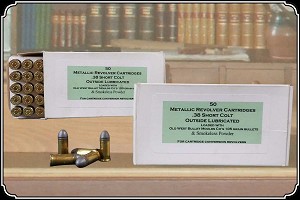 2 box's 50: WheelGun, 38 SHORT COLT, 125 Grain, Lead Round Nose, 730 fps