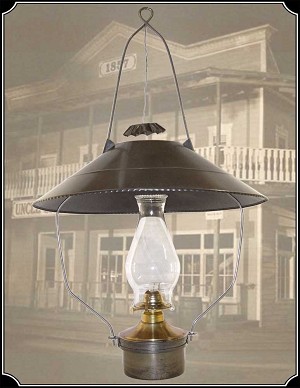 Hanging Saloon Lamps From McGregor's Landing