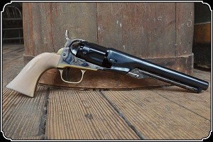 Uberti Colt 1862 Police Smooth Bone Grips 1 Piece
